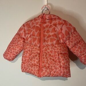 Pink heart Swiss Tech toddler coat 18‎ month
